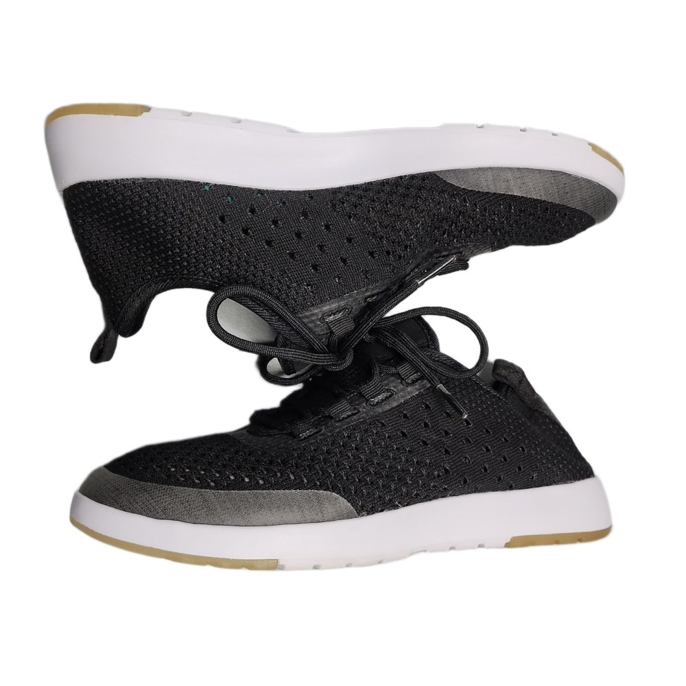 EMU Australia Miki Sneakers Womens US 8 Black Upper Wool Comfort Low Top Lace Up